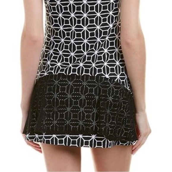 EUC - Trina Turk Recreation Dress - Size XL - black/white - Picture 2 of 7
